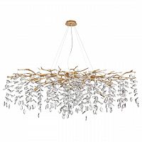 ODEON LIGHT 4969/14 HALL ODL24 613 античн.бронза/алюмин./хрусталь Люстра G9 14*40W DELICA