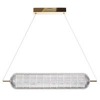 6578/36L LEDIO LN24 золото/прозрачный, металл/пластик Светильник подвесной LED 36W 3000K 220V CAPRICE