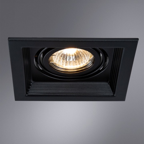 Встраиваемый светильник Arte Lamp Canis A6661PL-1BK фото 3