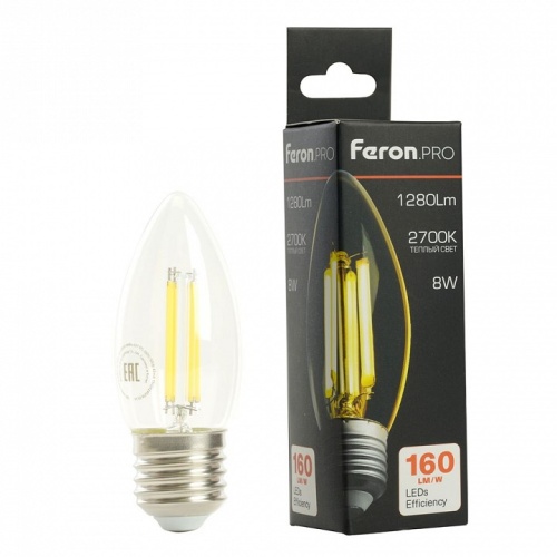 Лампа светодиодная Feron LB-1208 E27 8Вт 2700K 51241 фото 3