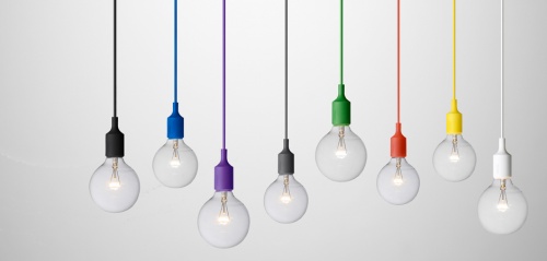 Подвесной светильник Muuto E27 Grey фото 2