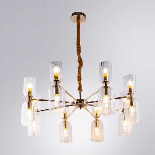 Подвесная люстра Arte Lamp CHARM A1623LM-16GO фото 3 Подвесная люстра Arte Lamp CHARM A1623LM-16GO фото 3