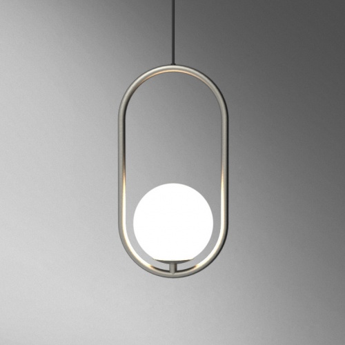 Подвесной светильник Matthew McCormick hoop 40 Silver MILA Pendant фото 10