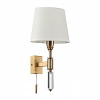 ODEON LIGHT EXCLUSIVE 4894/1W MODERN ODL_EX22 161 бронзовый/белый/ткань Бра с выкл. E14 1*40W LONDON