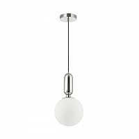 4670/1 PENDANT ODL20 347 хром/белый Подвес E27 1*40W (тип лампы СВЕЧА) 220V OKIA