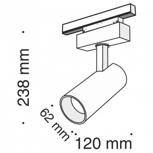 Светильник на штанге Maytoni Technical Focus LED TR019-2-15W3K-B фото 3 Светильник на штанге Maytoni Technical Focus LED TR019-2-15W3K-B фото 3