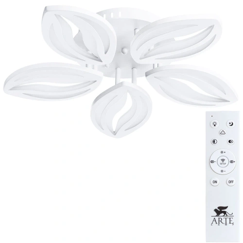 Потолочная люстра Arte Lamp DAISY A1098PL-5WH Потолочная люстра Arte Lamp DAISY A1098PL-5WH