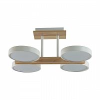 LUMION 8030/72CL LEDIO LN26 345 белый, дерево/металл/акрил Потолочный светильник LED 72W 3000/4000/6000К 220V PLATO