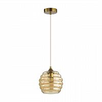 LUMION 5285/1 SUSPENTIONI LN23 000 латунь, янтарный Подвес E27 1*40W 220V MONTY