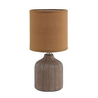 LUMION 8175/1T COUNTY LN26 498 коричневый, керамика/текстиль Настольная лампа E14 1*40W 220V ININA
