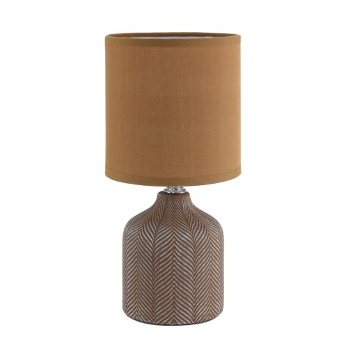 LUMION 8175/1T COUNTY LN26 498 коричневый, керамика/текстиль Настольная лампа E14 1*40W 220V ININA