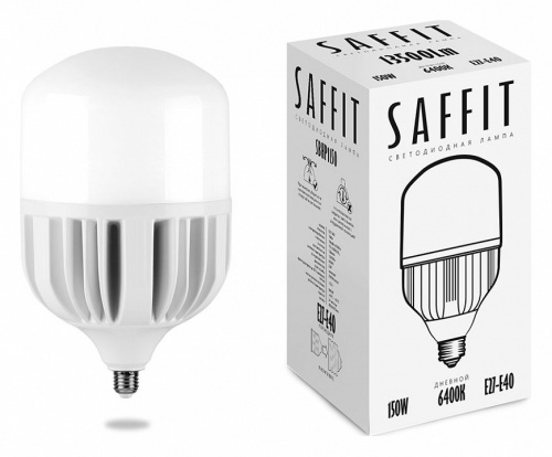 Лампа светодиодная Feron Saffit SBHP1150 E27-E40 150Вт 6400K 55144 фото 3 Лампа светодиодная Feron Saffit SBHP1150 E27-E40 150Вт 6400K 55144 фото 3