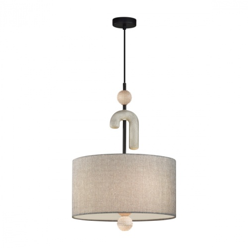 ODEON LIGHT EXCLUSIVE 5410/3 MODERN ODL_EX24 115 черный матов./серый/металл/полирезин/ткань Подвес E14 3*40W BAGEL фото 5