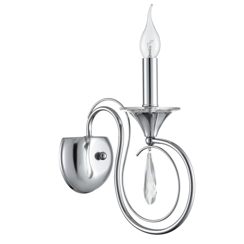 LUMION 8032/1W CLASSI LN26 084 металл/хрусталь, хром/прозрачный Бра E14 1*40W 220V LAOKA