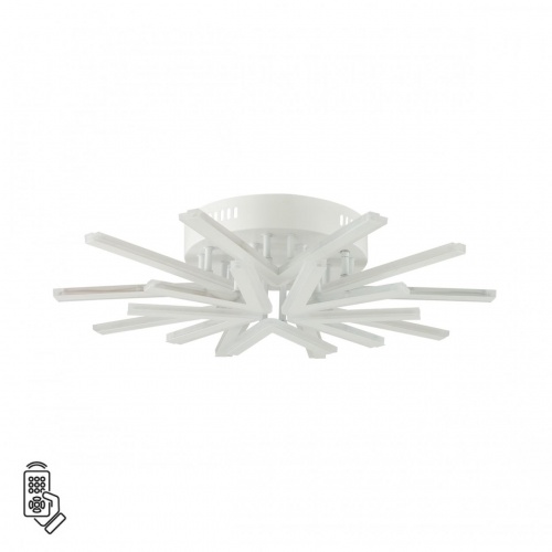 8029/80CL LEDIO LN25 248 белый, металл/акрил Потолочный светильник с ПДУ LED 80W 3000-6000К 220V ALBERTA