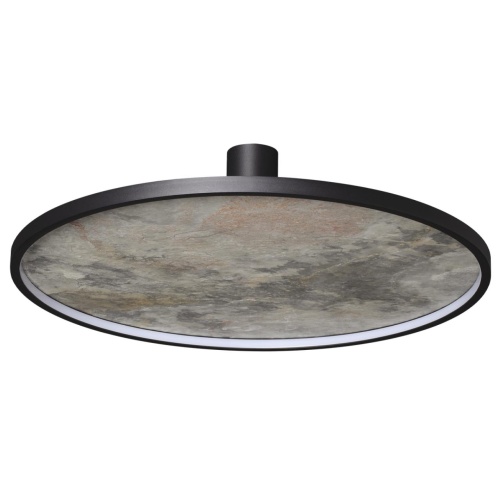 ODEON LIGHT 5078/55L L-VISION ODL24 000 черн./серо-беж./металл/натур.камень/акрил Настен.-потолочн.cветильн. LED 55W 3000K STOFLAKE