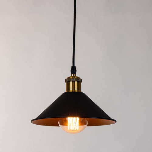 Подвесной светильник Arte Lamp CAPPELLO A7037SP-1BK фото 3 Подвесной светильник Arte Lamp CAPPELLO A7037SP-1BK фото 3