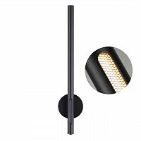 ODEON LIGHT 6643/10WL HIGHTECH ODL24 303 черный/металл/акрил Настенный светильник (выкл. на корпусе) IP20 LED 12W 3000K 220V MALI