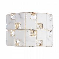 ODEON LIGHT 5076/2W HALL ODL24 599 золото/прозрачный/белый/металл/хрусталь/алебастр Бра E14 2*40W CHESSI