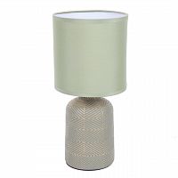 LUMION 8222/1T MODERNI LN26 495 зеленый, керамика/текстиль Настольная лампа Е27 1*60W 220V NIANA
