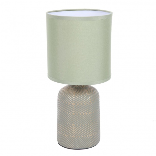 LUMION 8222/1T MODERNI LN26 495 зеленый, керамика/текстиль Настольная лампа Е27 1*60W 220V NIANA