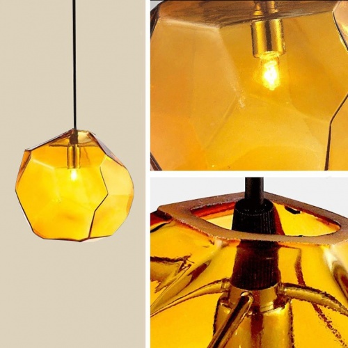 Подвесной светильник Color Ice Cube Pendant JEVIO 1 Серый фото 2