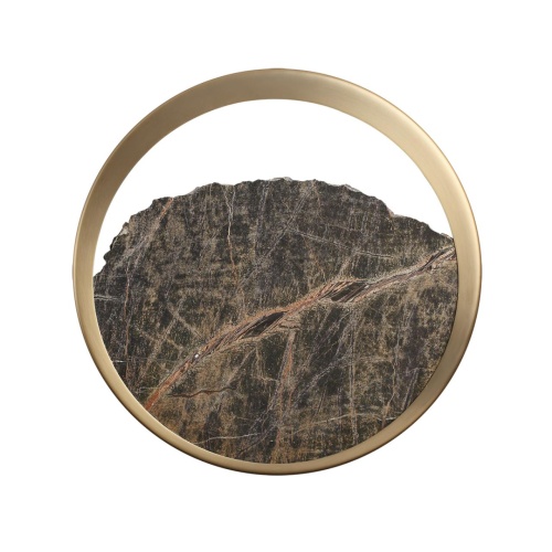 ODEON LIGHT 7068/9WL ECODESIGN ODL26 169 Настенный светильник темно-зеленый/мрамор/металл IP20 LED 9W 240Лм 3000K 220-240V VALLEY