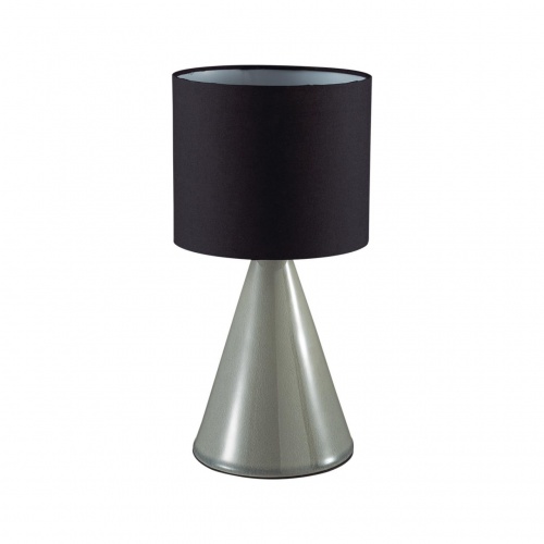 LUMION 8132/1T MODERNI LN26 480 серый/черный, керамика/текстиль Настольная лампа Е14 1*40W 220V SEGI