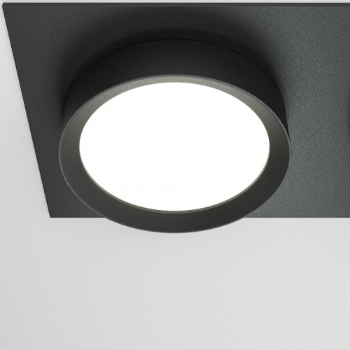 Встраиваемый светильник Maytoni Technical Hoop DL086-02-GX53-SQ-B фото 5 Встраиваемый светильник Maytoni Technical Hoop DL086-02-GX53-SQ-B фото 5