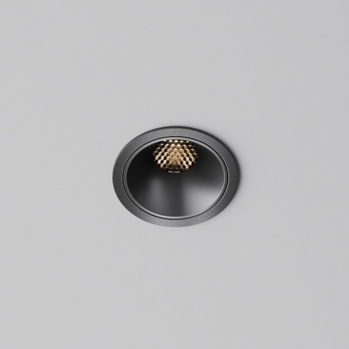 Встраиваемый светильник Maytoni Technical Alfa LED DL043-01-10W3K-RD-B-1 фото 3 Встраиваемый светильник Maytoni Technical Alfa LED DL043-01-10W3K-RD-B-1 фото 3
