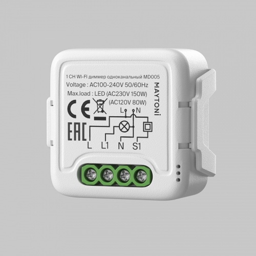 Контроллер-диммер Wi-Fi для смартфонов и планшетов Maytoni Technical MD005 фото 2 Контроллер-диммер Wi-Fi для смартфонов и планшетов Maytoni Technical MD005 фото 2