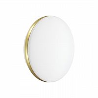 _7626/DL PALE SN 037 Светильник пластик/белый/золотистый LED 48Вт без ДУ 4000К D400 IP43 RINGO