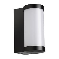 NOVOTECH 359300 STREET NT24 776 черный Светильник ландшафтный настенный IP65 LED 6W 4000K 180-265V OPAL