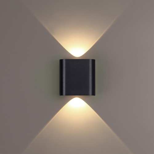 ODEON LIGHT 7191/2WL HIGHTECH ODL27 Настенный светильник черный браш./металл IP20 LED 2W 3000K 220V MAGNUM