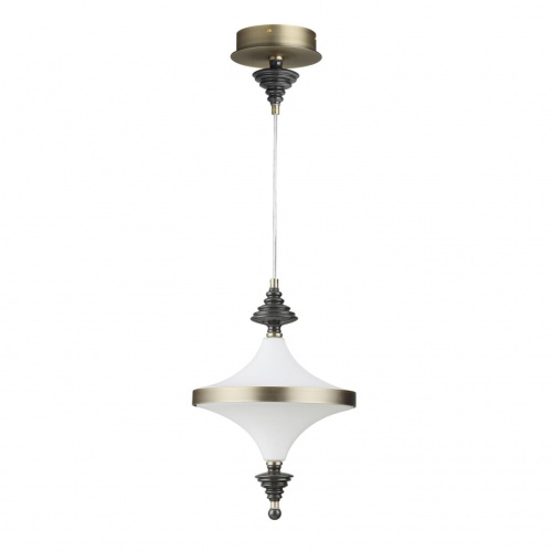 ODEON LIGHT EXCLUSIVE 5404/23L L-VISION ODL_EX25 027 бронзов.брашированн./черный/стекло/керамика Подвес LED 23W 3000K ULA