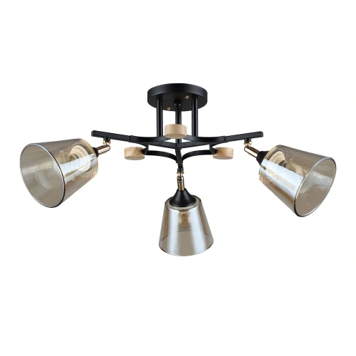 Потолочная люстра Arte Lamp GLASSY A5078PL-3BK Потолочная люстра Arte Lamp GLASSY A5078PL-3BK