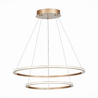 ST604.243.56 Светильник подвесной ST-Luce Золотистый/Белый LED 1*56W 4000K