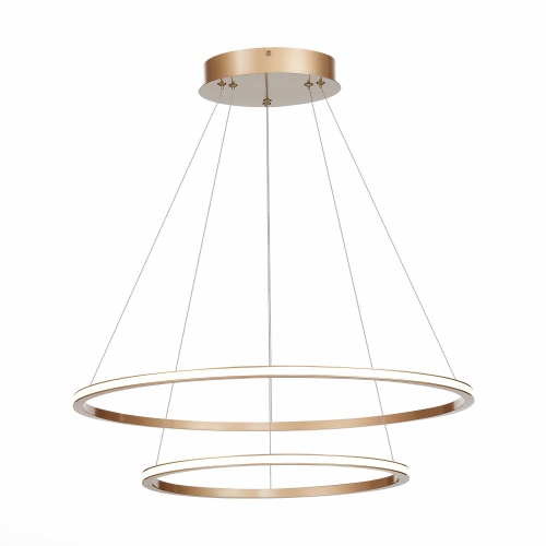 ST604.243.56 Светильник подвесной ST-Luce Золотистый/Белый LED 1*56W 4000K