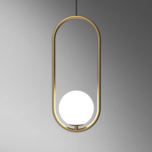 Подвесной светильник Matthew McCormick hoop 50 Black MILA Pendant фото 6