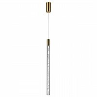 ODEON LIGHT 4369/5L HIGHTECH ODL23 235 полированное золото/акрил с пузырьками Подвесной св-к IP20 LED 4W 200Лм 3000K SPARKY