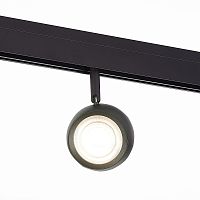 ST355.436.10 Магнитный трековый светильник Черный LED 1*10W 3000K 470Lm Ra>80 36° IP20 L120xW50xH176 48V
