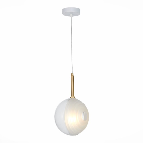 SL1183.503.01 Подвес ST-Luce Латунь/Белый G4 1*5W SL1183.503.01 Подвес ST-Luce Латунь/Белый G4 1*5W