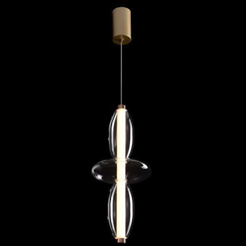 Светильник подвесной Crystal Lux QUASAR SP14W LED TRANSPARENT фото 2