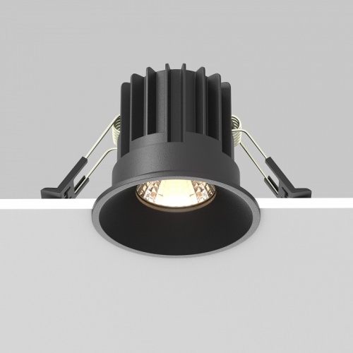 Встраиваемый светильник Maytoni Technical Round DL058-7W3K-B фото 4