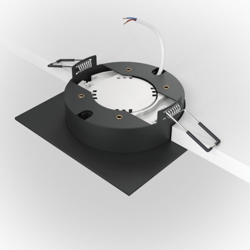 Встраиваемый светильник Maytoni Technical Hoop DL086-GX53-SQ-BG фото 5