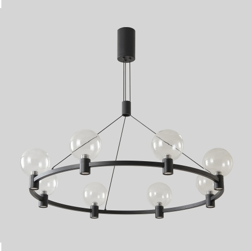 Люстра Crystal Lux DUET SP56W LED BLACK фото 2