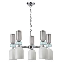 LUMION 5235/5 MODERNI LN26 151 хром Люстра E27 5*40W 220V GILLIAN