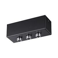 NOVOTECH 359142 KONST NT23 086 черный База для накладного монтажа светильников 359128-359133 IP20 40-120W 170-265V RAMO