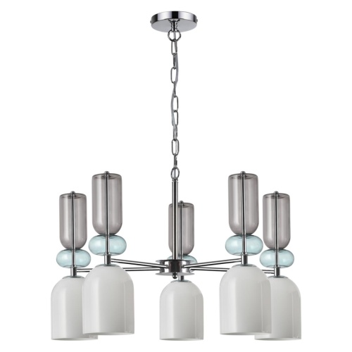 LUMION 5235/5 MODERNI LN26 151 хром Люстра E27 5*40W 220V GILLIAN