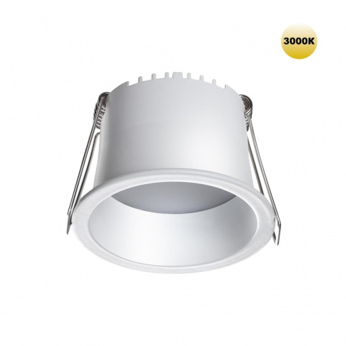 NOVOTECH 359232 SPOT NT23 536 белый Светильник встраиваемый светодиодный IP20 LED 6W 220V 360Лм 3000К TRAN